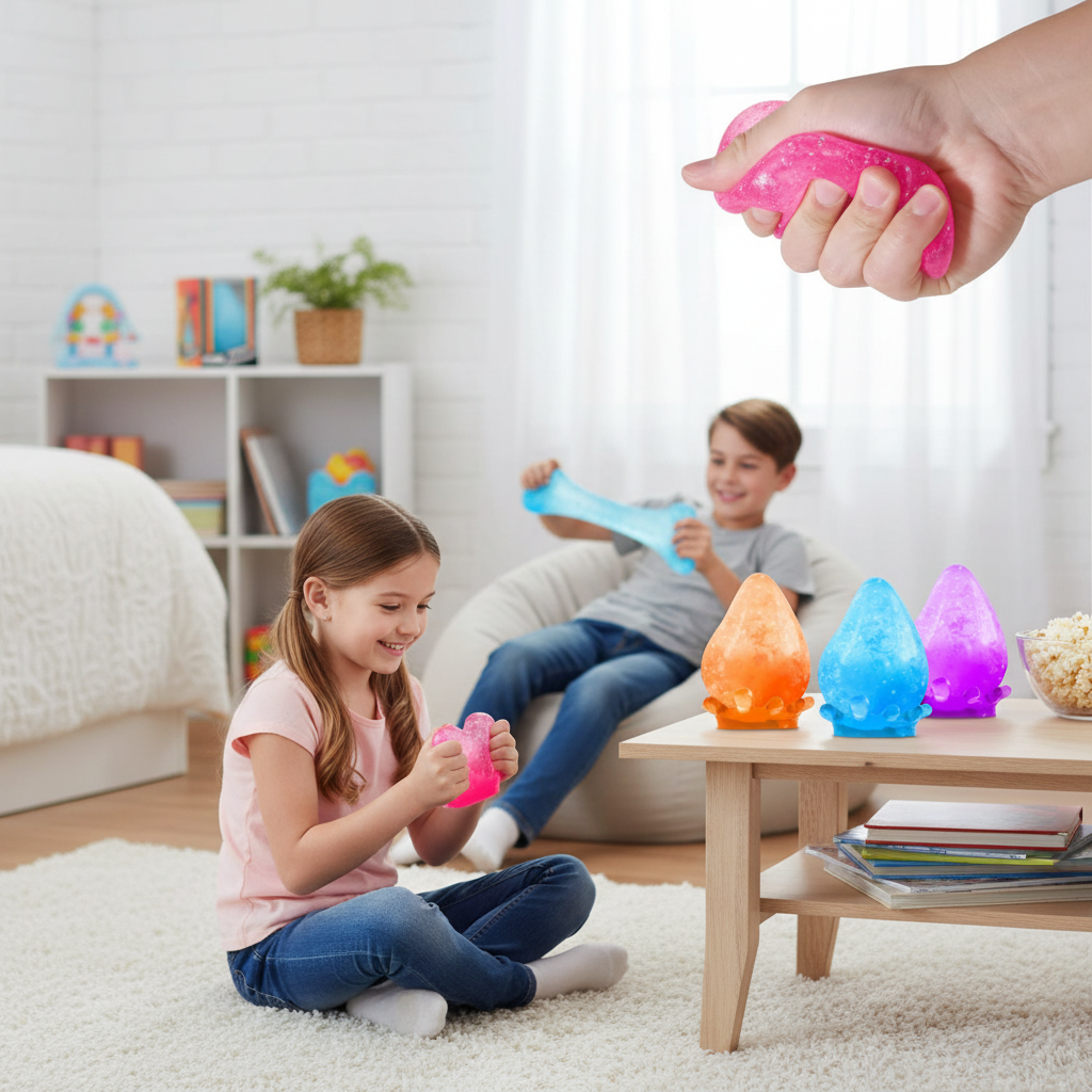 Melt Stress Away: Slow Rebound Sensory Maltose Balls